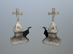 tombstone set 3D Model