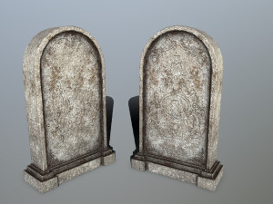 tombstone set 3D Model