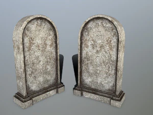 tombstone set 3D Model