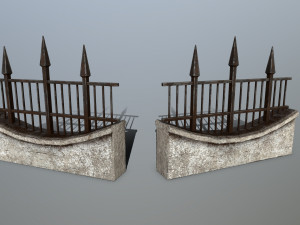 tombstone set 3D Model