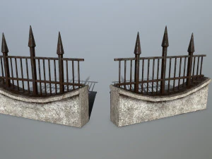 tombstone set 3D Model