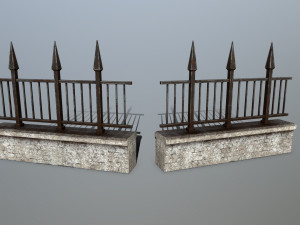 tombstone set 3D Model