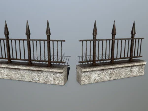 tombstone set 3D Model