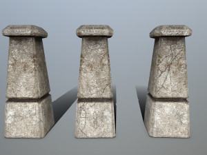 tombstone set 3D Model