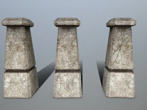 tombstone set 3D Model