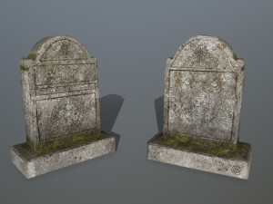tombstone set 3D Model