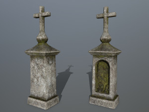 tombstone set 3D Model