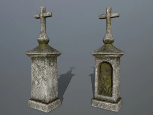 tombstone set 3D Model