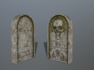 tombstone set 3D Model