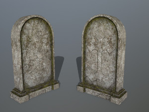 tombstone set 3D Model