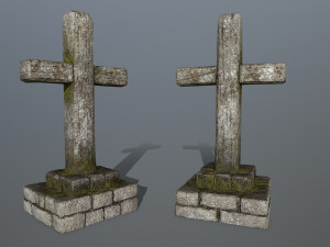 tombstone set 3D Model