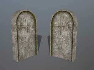 tombstone set 3D Model