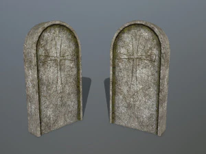 tombstone set 3D Model