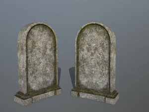 tombstone set 3D Model