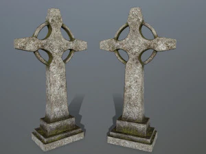 tombstone set 3D Model