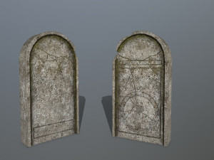 tombstone set 3D Model