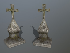 tombstone set 3D Model