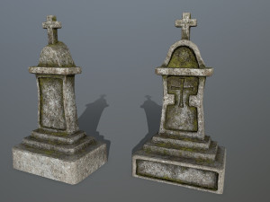 tombstone set 3D Model