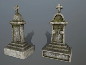 tombstone set 3D Model