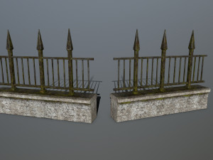 tombstone set 3D Model