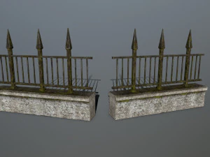 tombstone set 3D Model
