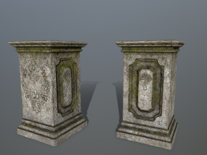 tombstone set 3D Model