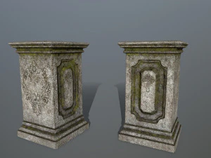 tombstone set 3D Model
