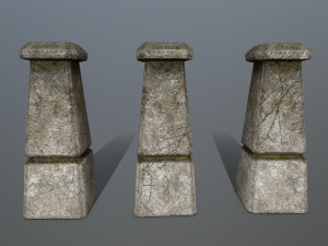 tombstone set 3D Model