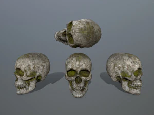 tombstone set 3D Model