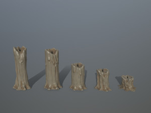 tombstone set 3D Model