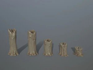 tombstone set 3D Model