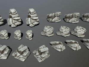 rocks 3D 模型