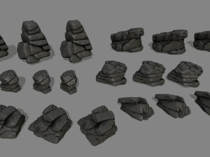 rocks 1 3D Model