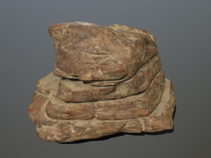 desert rocks Model 3D