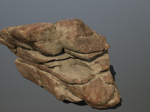 desert rocks Model 3D