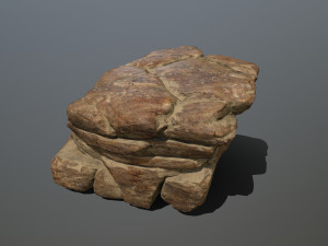 desert rocks Model 3D