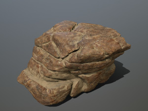 desert rocks Model 3D