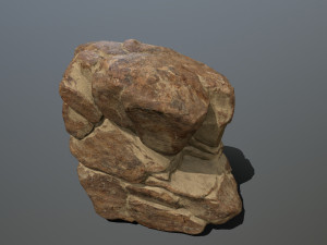 desert rocks Model 3D