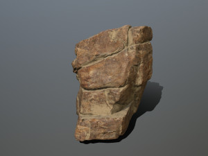 desert rocks Model 3D