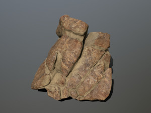 desert rocks Model 3D