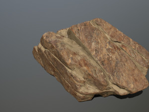desert rocks Model 3D