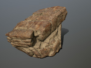 desert rocks Model 3D