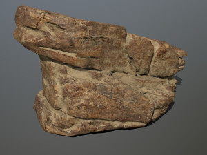 desert rocks Model 3D