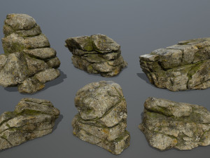 rocks 3D मॉडल