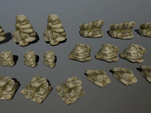 скалы 3D Модель