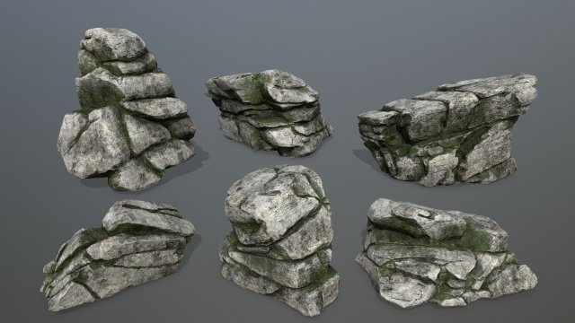 rocks Modèle 3D .c4d .max .obj .3ds .fbx .stl .blend