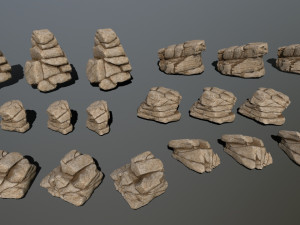 rocks 3D Модель
