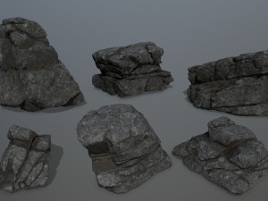 rocks 3D-Modell