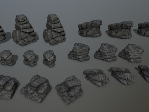 rocks 3D Model