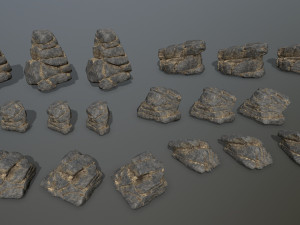 rocks 3D Model